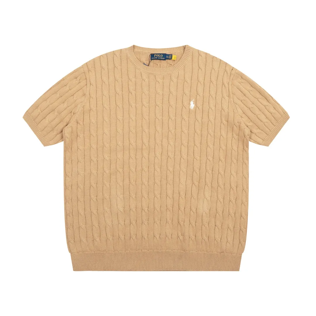 🅿️170 "Top quality" Style number: DS052# (not off the shelves all year round) [Ralph Lauren men's round neck solid color pony embroidered logo knitted short sleeves] ✅Ralph Lauren classic basic versatile men's knitted short sleeves for all seasons ✅Main supply platform live broadcast Wholesale entities Replenish when out of stock Not off the shelves ✅ZP quality 1:1 version Scan the code to enter the GF website Counter quality ✅Detailed quality The only one in Guangzhou Imported high-quality cotton yarn, focusing on high-end, cost-effective, good quality needless to say ✅The version is restored to the original order, the maximum size can be worn up to 200 pounds, loose, comfortable and stress-free ✅The upper body is simple and easy to match, a must-have for men ootd. Good-looking clothes are never picky. A must-have recommendation for men's wardrobe. Size: S-XL Color: Black White Gray Khaki Navy Blue Gentleman Lake Blue